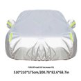 thumbnail image 3 of Sidaley Cubierta completa para automóvil Coche SUV Puerta exterior Polvo Rayo Nieve Lluvia 2 Tamaños Vehículos, repuestos y accesorios Mis plata 510x210x175cm Sidaley VI3810-02B, 3 of 6