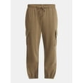 thumbnail image 5 of No Boundaries Fleece Cargo Jogger Pants, 30'' Inseam, Men's & Big Men's, 5 of 5