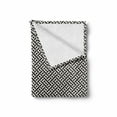 thumbnail image 2 of Lattice Soft Flannel Fleece Throw Blanket, Interlacing Lines Maze Celtic Style Tangled Graphic Mesh Design, Cozy Plush for Indoor and Outdoor Use, 50" x 70", Charcoal Grey Eggshell, by Ambesonne, 2 of 6