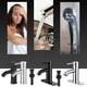 thumbnail image 2 of Toystoory Grifo monomando antisalpicaduras de acero inoxidable con superficie mate Baño de fácil control sin Accesorios de baño RK8109-2, 2 of 6