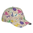 thumbnail image 3 of Balery Baseball Cap Adjustable Size for Running Workouts and Outdoor Activities All Seasons Dad Hat(Colorful Poodle Dog), 3 of 9