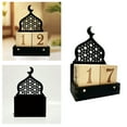 thumbnail image 2 of Dsscvnef Countdown Calendar Star & Moon Carving Eid Holiday No Electricity Needed, 2 of 7