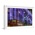 thumbnail image 1 of England, London, Soho, Oxford Street, Christmas Decorations and Bus, Scenic Transportation Framed Art Print Wall Art by Walter Bibikow Sold by Art.Com, 1 of 5