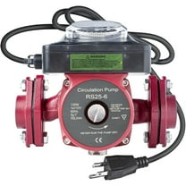 iMeshbean 110V Circulation Pump w/ Timer 130W 12.86 GPM Hot Water Recirculating Pump for Boiler