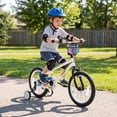 thumbnail image 3 of Costway Vélo pour Enfants de 16 Pouces avec Roues Stabilisatrices. Freins à Main et à Rétropédalage Doubles. Selle Réglable, 3 of 10
