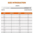 thumbnail image 2 of 13x Spade Drill Bit Sets,Alloy Steel Paddle Flat Bit, 2 of 5