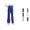 Blue, variant on Girls Flare Dress Pants Kids School Uniform Bell Bottoms Trousers Elastic Waist Stretchy Knit Pull on Slacks Clothes