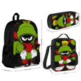 thumbnail image 2 of Looney Tunes Marvin The Martian Backpacks 3 Piece Set Bookbag with Lunch Bag And Pencil Case, 2 of 6