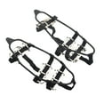 thumbnail image 4 of 2 piezas de crampones de para nieve, 24 , empuñaduras de nieve para botas, sistema de tracción, tacos de duraderos antideslizantes L shamjiam Puños para crampones de hielo, 4 of 9
