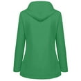 thumbnail image 4 of Sokhug Women's Waterproof Raincoat Lightweight Rain Jacket Hooded Windbreaker with Pocket for Outdoor Green, 4 of 6