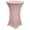 Blush, variant on 36" D x 42" H Highboy Cocktail Round Stretch Spandex Table Cover - Robin Egg, Fitted Elastic Tablecloth for Round Tables, Outdoor Party DJ Tradeshow Banquet Vendor Wedding