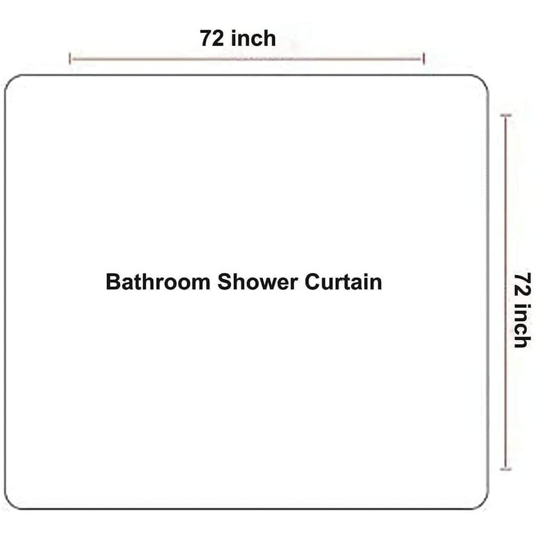 Tijuboni Funny Shark Bathing Shower Curtain Funny Bathroom Shower Curtains  Cool Animal Waterproof Polyester Fabric 72 x 72 Inch