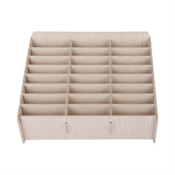 Mobile Phone Storage,Multiple Cells Wooden Mobile Wooden Mobile Phone Management Storage Box Cell Phone Storage Box Achieve More