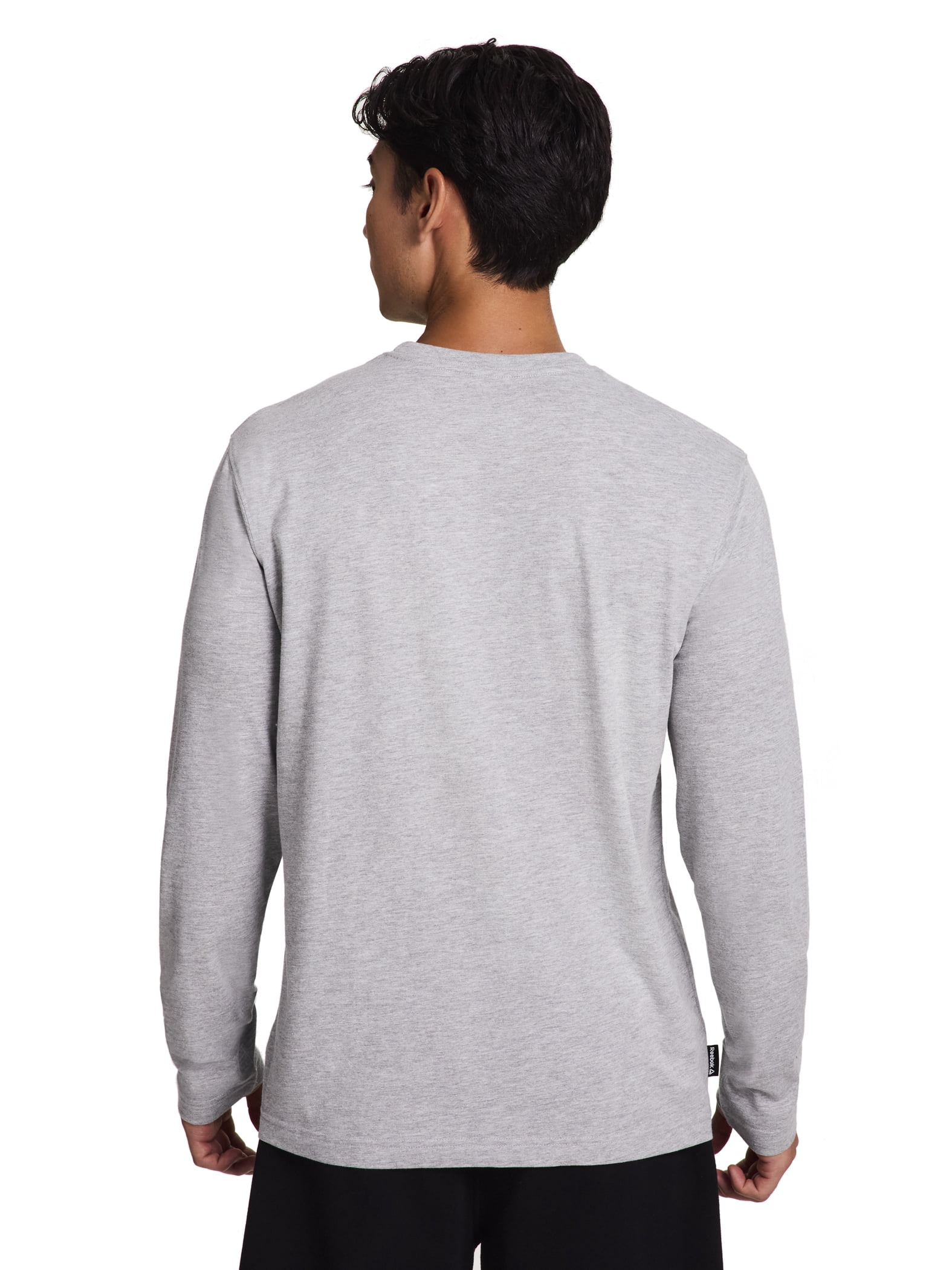 Reebok Men's and Big Men's Core Graphic Long Sleeve Top, Sizes XS-5XL