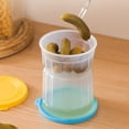 thumbnail image 6 of Osdhezcn Upsides Down Kimchis Jar With Strainer with Large Capacity Dishwasher Safe Tin, 6 of 15
