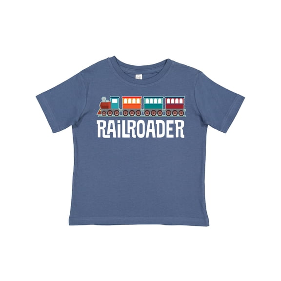 Inktastic Railroader Train Hobby Boys or Girls Toddler T-Shirt