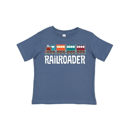 

Inktastic Railroader Train Hobby Gift Toddler Boy or Toddler Girl T-Shirt