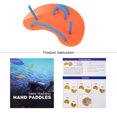thumbnail image 4 of Swimming Hand Paddles Fins Adjustable Swim Training Hand Paddles for Adults/Children, 4 of 8