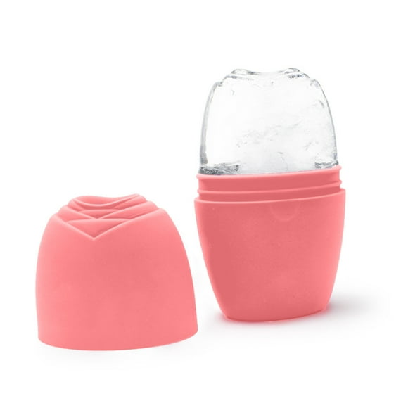 Rodillo de hielo masajeador para rostro y ojos, rodillo de hielo facial para hielo facial para líneas finas, brillo, realce, molde de celosía de hielo natural
