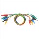 thumbnail image 3 of Cables de Prueba de Silicona con Conector Banana 5 Piezas 4Mm Totalmente Aislados con Cubierta de Seguridad Apilable con Conector Banana Cable de ExtensióN de Cable Blando, 3 of 9