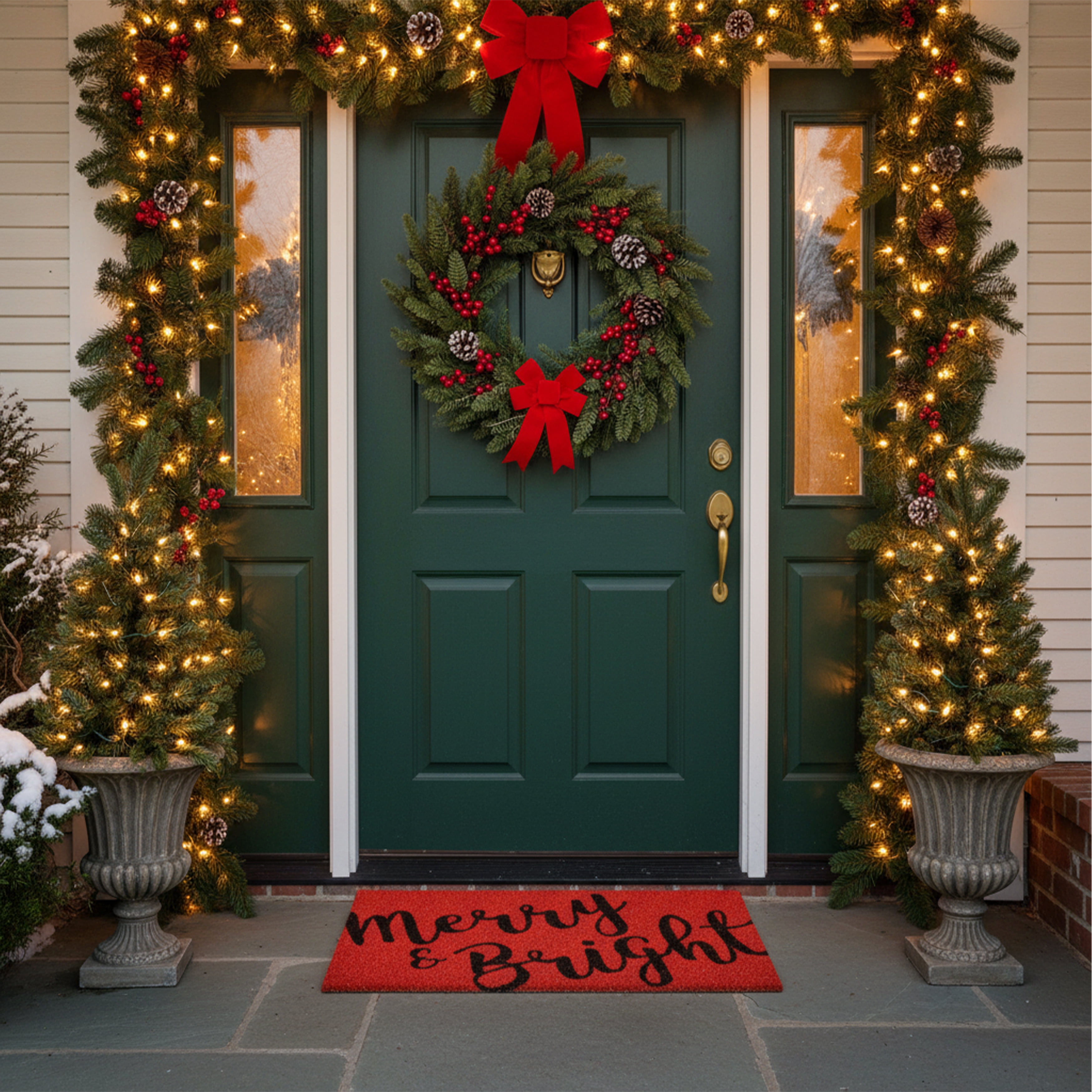 Calloway Mills Merry & Bright Outdoor Doormat, 24" x 36"