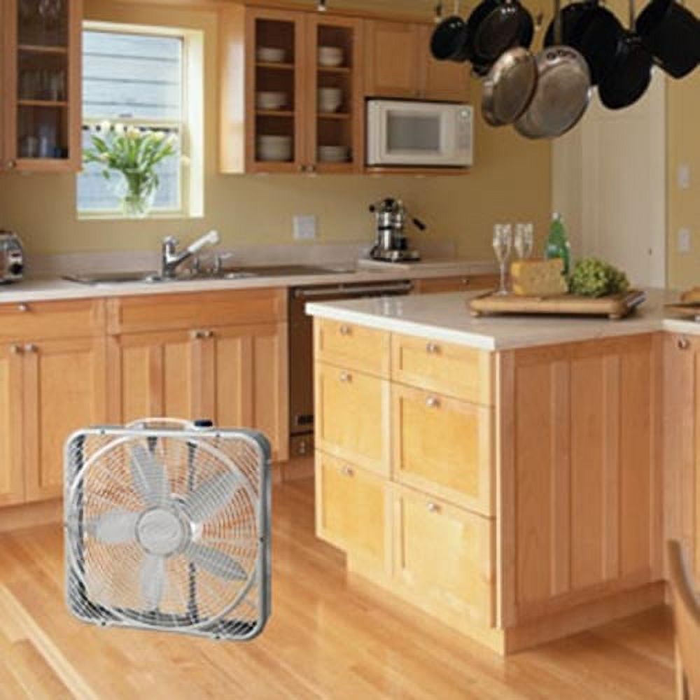 Lasko 20-Inch Premium Box Fan 3-Speed - White, 3723 - Walmart.com