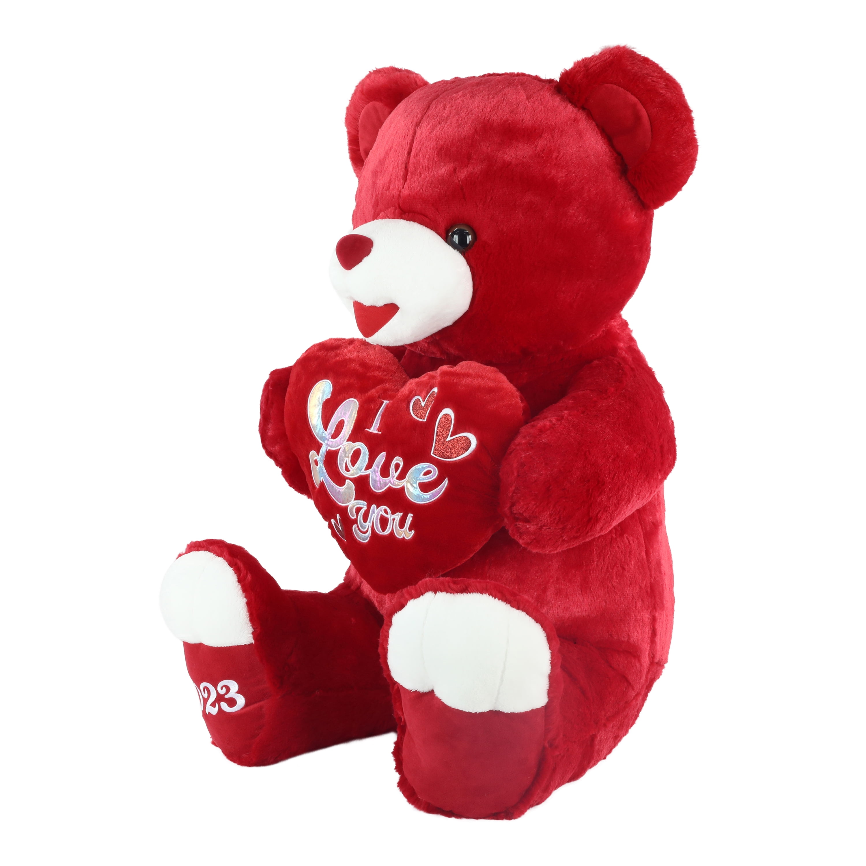 Way to Celebrate! Valentine's Day 31in Sweetheart Teddy Bear 2023, White 