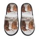 thumbnail image 1 of Balery Yak Pantuflas de Casa de Felpa Silenciosas con Diseño Estampado, Zapatillas Cómodas Antideslizantes de Algodón para Interior-Large, 1 of 8