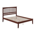 thumbnail image 4 of Mission Queen Solid Wood Platform Bed in Walnut, 4 of 6