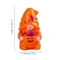 thumbnail image 3 of Fmbmuo Mini Halloween Ornament Set Resin Figurines With Pumpkin House And Wizard For Tabletop And Shelf Display, 3 of 5