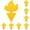 A_B*10, variant on Yellow Sticky Traps for Plant Gnats, 1 Pc Fruit Fly and Gnat Trap Yellow Sticky Bug Traps for Indoor/Outdoor Use - Insect Catcher for Flies, Mosquitos, Fungus Gnats, Flying Insects, Style B