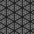 thumbnail image 1 of Ahgly Company Tapis d'Intérieur Lavable en Machine Carré Gris Transitionnel, 5 Pieds Carré, 1 of 7