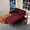 Purple-red, variant on Gewnee Purple-red Velvet Pull-out Sleeper Sofa Bed - Solid Wood Frame, 2-Seater Loveseat for Home/Guest Room, Small Space Friendly