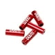 thumbnail image 1 of Paquete de 5 tubos de transmisión de aluminio para bicicleta de montaña (MTB). rojo, 1 of 7