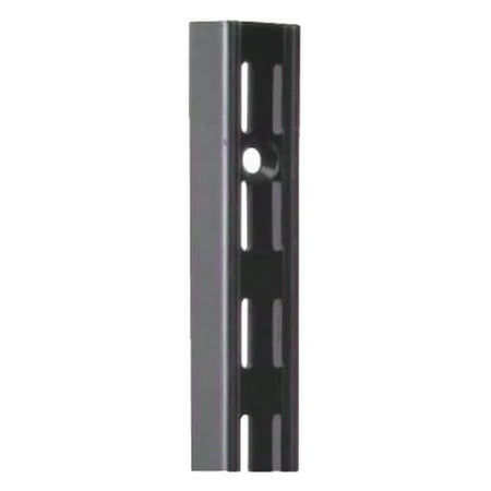 

Knape And Vogt 82Bp 78 82 Series 78 Long Double Slotted Track Shelf Standard - Black