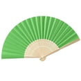 thumbnail image 2 of Hand Fan - Solid Color Folding Paper Fans, 2 of 8