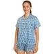 thumbnail image 2 of HITIME Pijama para Mujer de Seda de Leche Talla XXS, Conjunto de Short y Playera, Tela Ultra Suave y Transpirable, Comodidad de Lujo para Dormir o Lounge, 2 of 8