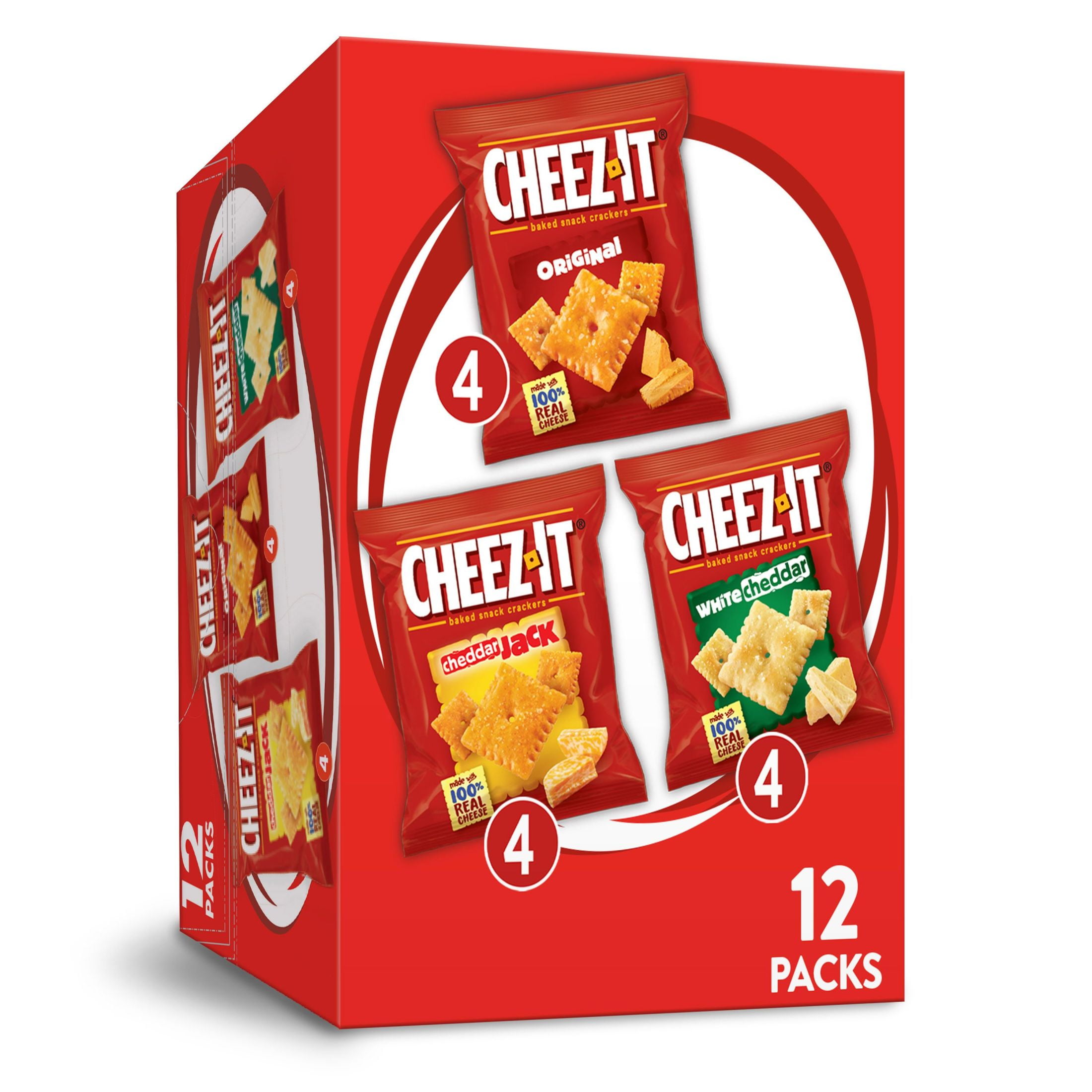 Cheez-It Variety Pack Cheese Crackers, 12.1 oz, 12 Count