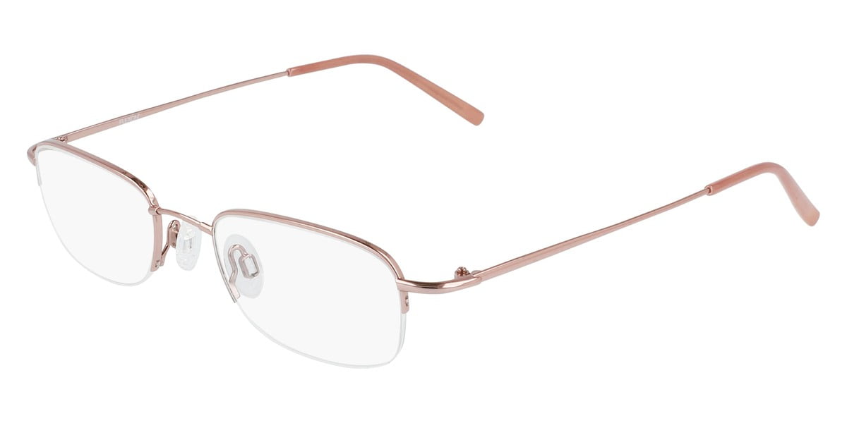 Flexon FLEXON 607 Full Rim Camel Blush Eyeglasses