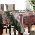 thumbnail image 3 of YAZAOO Square Tablecloth Tea Set with Roses Pattern Tableclothes, 3 of 9