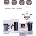 thumbnail image 3 of WWS-Portable Pour Over Coffee Maker 1-2 Cup, Stainless Steel Portable Coffee Filter, Reusable Mug Coffee Dripper Filter for Home Office Travel, 3 of 4