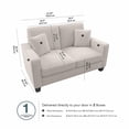 thumbnail image 3 of Causeuse 61L Stockton de Bush Furniture, 3 of 9