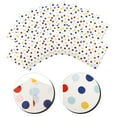 thumbnail image 2 of 20 hojas de servilletas de fiesta, novedad, servilletas de fiesta temáticas de puntos coloridos, suministros de decoración para servilletas, 2 of 4