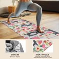 thumbnail image 4 of Boston Terrier Dog with Flower Hot Yoga Mat Towel Non Slip for Hot Yoga - Quick-Drying Yoga Mat Cover with 4 Corner Pockets with Travel Bag - Hot Yoga Towel Non Slip 70"x26", 4 of 6