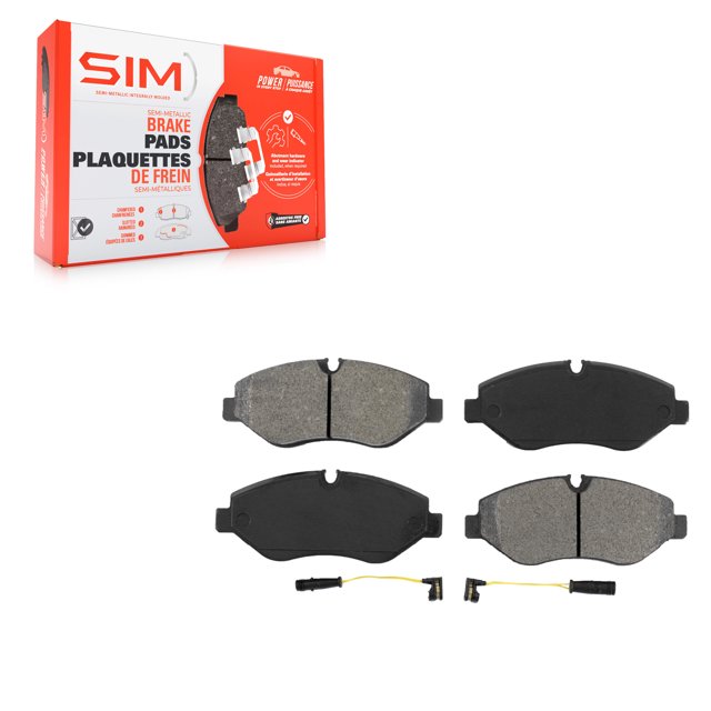 SIM Front Semi-Metallic Disc Brake Pads SIM-1316A for Car Mercedes-Benz Sprinter 2500 Metris Dodge Freightliner