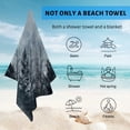 thumbnail image 4 of GZHJMY Beach Towel for Women Girls, Gloomy Dark Scene with Trees Bath Towel, Oversized Lightweight Sport Towel, 31x51 Inch, 4 of 7
