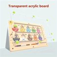 thumbnail image 5 of Dinosaur Magnetic Maze Board - Montessori Fine Motor Skills Color Sorting Counting Puzzle for Family Learning Fun, 5 of 7