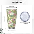 thumbnail image 4 of Salouo Flowers And Buds Print 20oz Tumbler with Lid,Stainless Steel Vacuum Insulated Tumbler Durable Insulated Coffee Mug Thermal Cup with Splash Proof Sliding Lid-Without Straw, 4 of 8