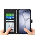 thumbnail image 2 of Funda Tipo Billetera para Xiaomi Redmi Note 14 Pro 4G Carcasa Abatible con Porta Tarjetas, Bolsillo para Efectivo, Soporte Ajustable, Cierre Magnético y Correa de Muñeca Negro, 2 of 6
