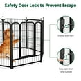PawGiant Dog Playpen 8 Panels 40Inch Heavy Duty Dog Pen Pet Fence